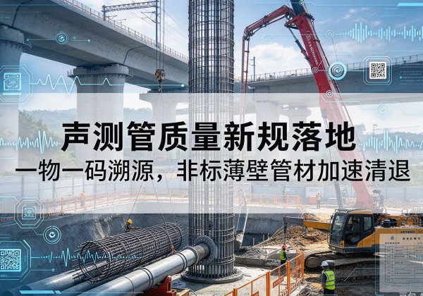 杨浦区声测管质量新规落地，一物一码溯源，非标薄壁管材加速清退